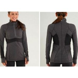 Lululemon Run Full Tilt 1/2 Zip Pullover in Gray